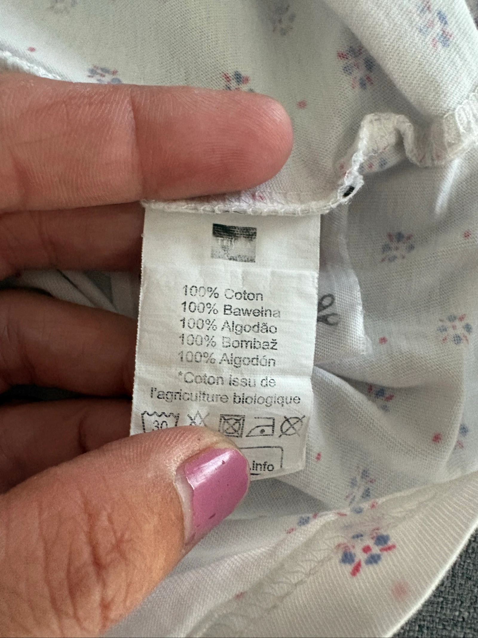 Women's 52 white 100% cotton nightgown – photo 8